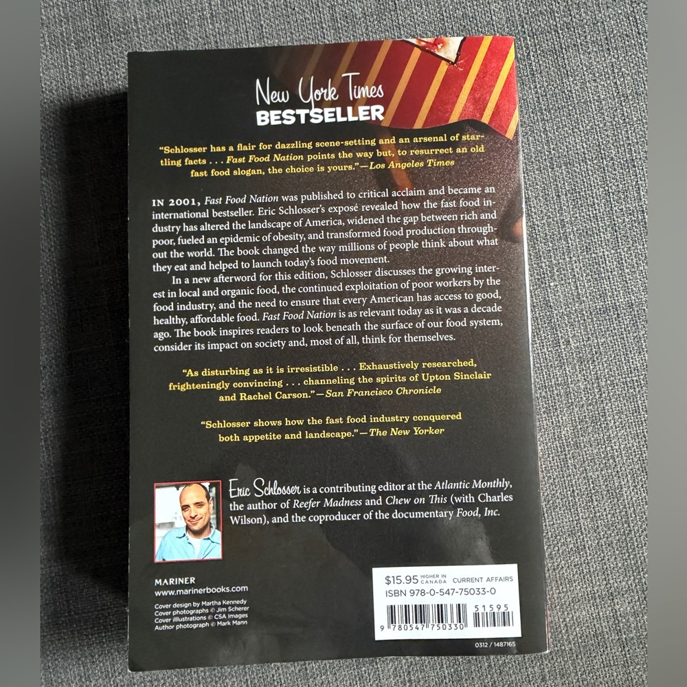 Fast Food Nation Book - Picture 3 of 3